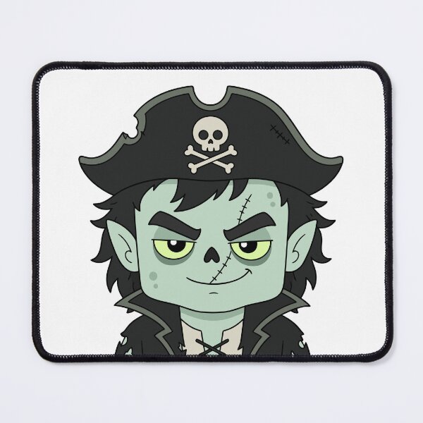Item preview, Cute Haunted Pirate Cartoon Halloween Character designed and sold by teeperfect.