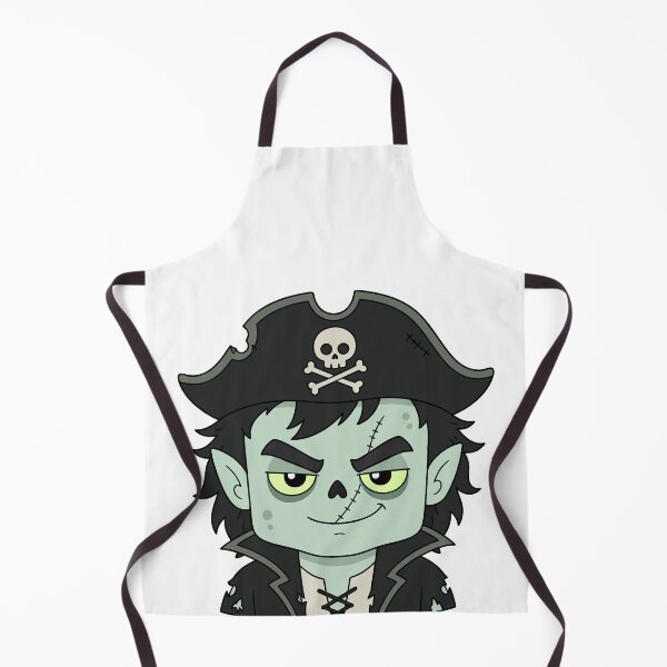 Item preview, Cute Haunted Pirate Cartoon Halloween Character designed and sold by teeperfect.