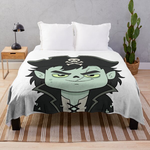 Item preview, Cute Haunted Pirate Cartoon Halloween Character designed and sold by teeperfect.