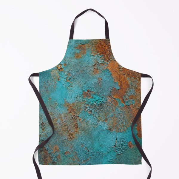 Item preview, Teal Blue and Orange Rusted Metal Texture designed and sold by The Rust Lab.