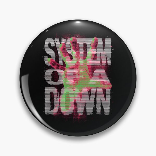Item preview, System Of A Down Neon Hand Glitch designed and sold by AubreySmith2.