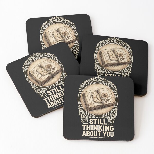 Item preview, Still Thinking About You - Pressed Note Engraved Book Design designed and sold by KansydMerch.