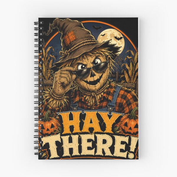 Item preview, Scarecrow saying "Hay There" designed and sold by ThePlace2BeN.