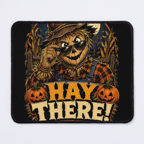 Item preview, Scarecrow saying "Hay There" designed and sold by ThePlace2BeN.
