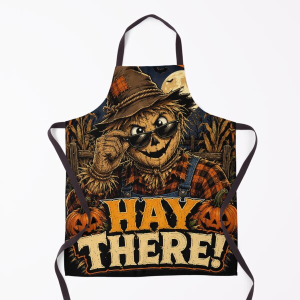 Item preview, Scarecrow saying "Hay There" designed and sold by ThePlace2BeN.