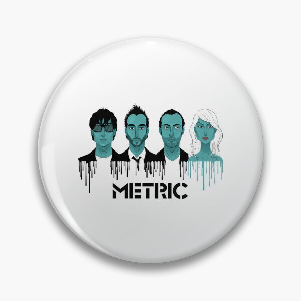 Item preview, Metric Indie Rock Band Artwork Teal designed and sold by ArvidKirlin.