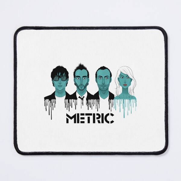 Item preview, Metric Indie Rock Band Artwork Teal designed and sold by ArvidKirlin.