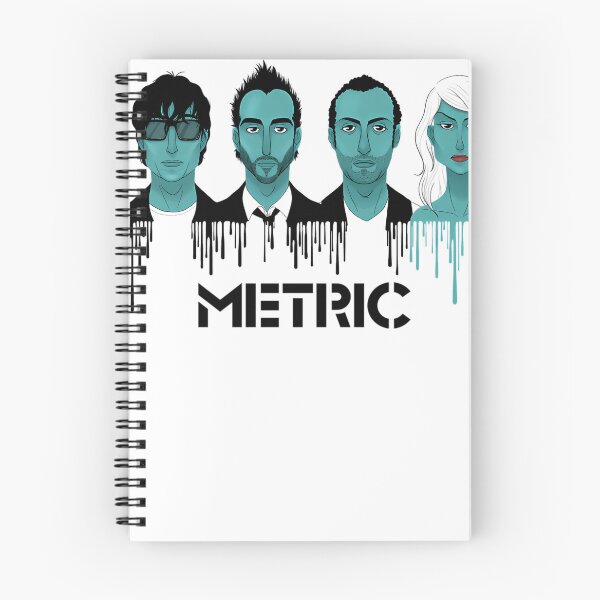 Item preview, Metric Indie Rock Band Artwork Teal designed and sold by ArvidKirlin.