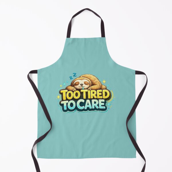 Item preview, Too Tired to Care | Funny Exhausted Sloth Design | Burnout & Tired People Gift designed and sold by GottaPics.