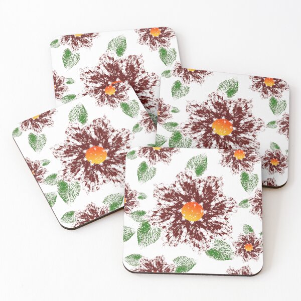 Item preview, red flower pattern designed and sold by Maricruz88hdez.