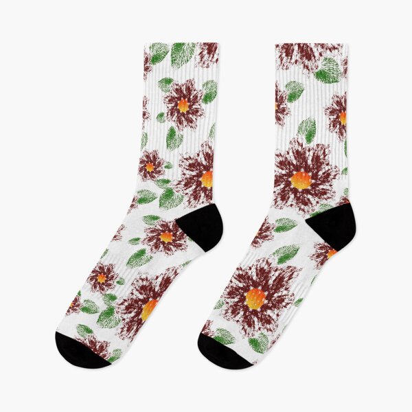 Item preview, red flower pattern designed and sold by Maricruz88hdez.