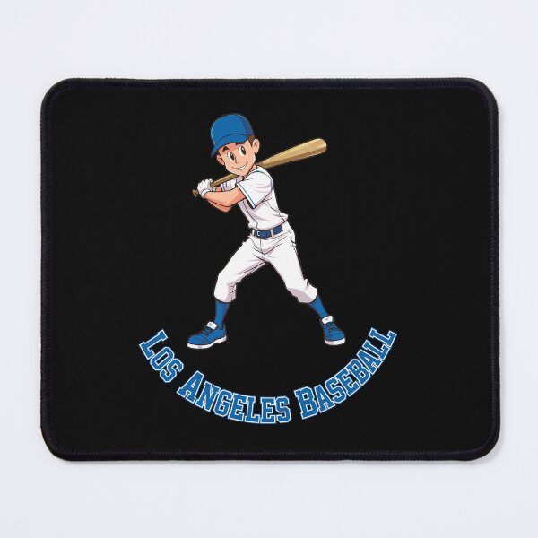 Item preview, Los Angeles Baseball Anime Batter Art designed and sold by ChemiCrocheting.