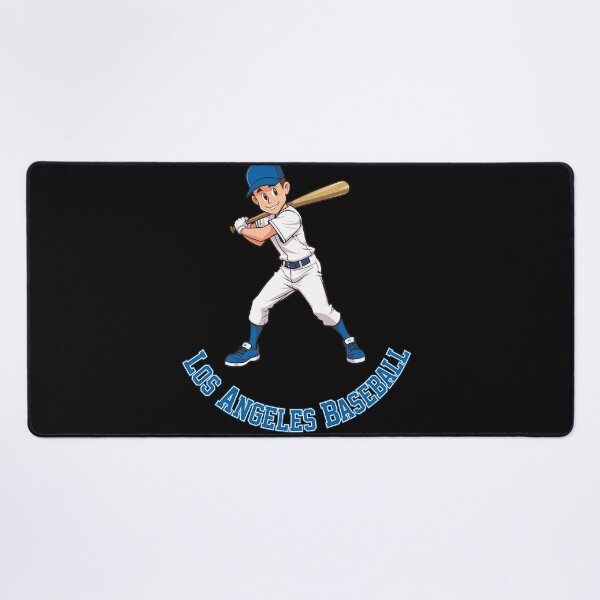 Item preview, Los Angeles Baseball Anime Batter Art designed and sold by ChemiCrocheting.