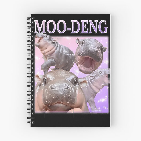 Item preview, Moo Deng Famous Baby Pygmy Hippo Collage Poster designed and sold by AubreySmith2.