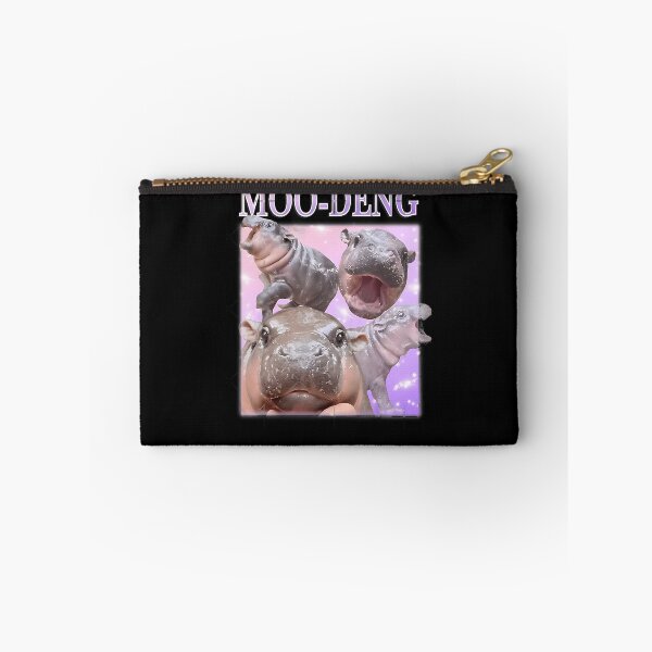 Item preview, Moo Deng Famous Baby Pygmy Hippo Collage Poster designed and sold by AubreySmith2.
