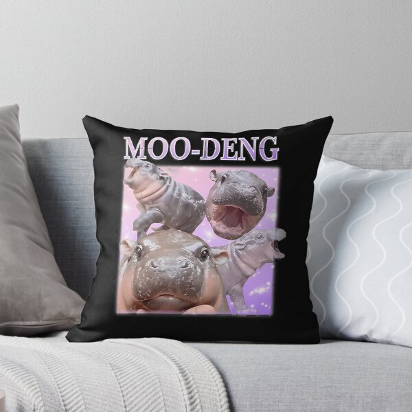Item preview, Moo Deng Famous Baby Pygmy Hippo Collage Poster designed and sold by AubreySmith2.