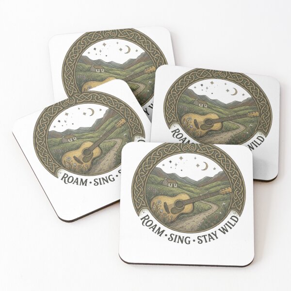 Item preview, Where Music Meets the Road Celtic Music Road Trip Vintage Design designed and sold by Artbysarmina.