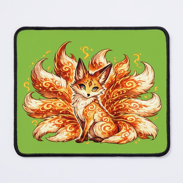 Item preview, Fiery Nine Tailed Kitsune Yokai designed and sold by OddGarage.