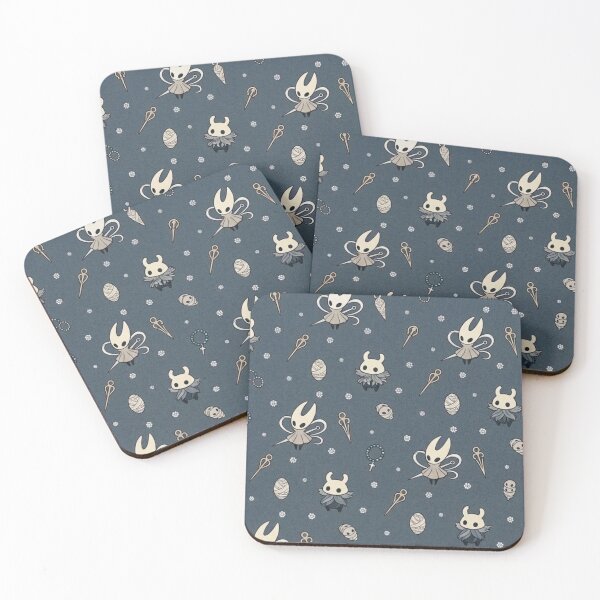 Item preview, The Knight and Hornet Cute Seamless Pattern - Hollow Knight Art designed and sold by ContributorPatt.