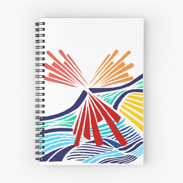 Item preview, Abstract Sunrise Over Ocean Waves designed and sold by SaraPixels.