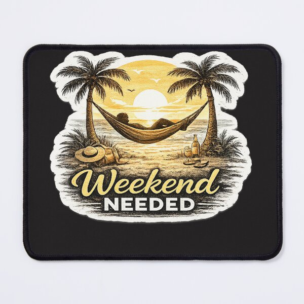 Item preview, Weekend Needed | Funny Burnout & Vacation Design | Tired Worker Beach Escape Gift designed and sold by GottaPics.