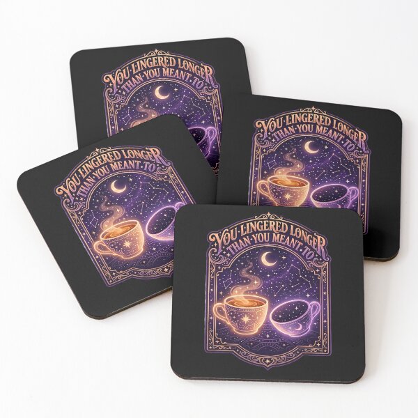 Item preview, You Lingered Longer Than You Meant To - Celestial Coffee Cup Design designed and sold by KansydMerch.