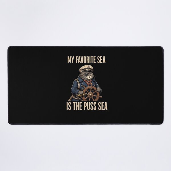 Item preview, My Favorite Sea is The Puss-Sea designed and sold by TheEndDesign.