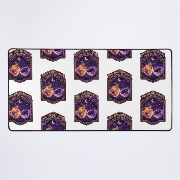 Item preview, You Lingered Longer Than You Meant To - Celestial Coffee Cup Design designed and sold by KansydMerch.