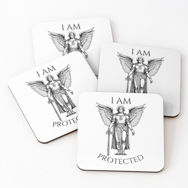 Item preview, I Am Protected Archangel Michael designed and sold by MiaBellaGirl.