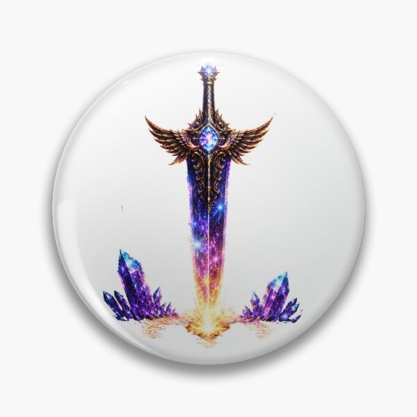 Item preview, Cosmic Celestial Winged Sword Fantasy Art designed and sold by DKSH1234.