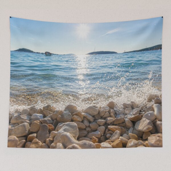 Item preview, Adriatic Pebble Beach in Croatia designed and sold by PrintGo26.