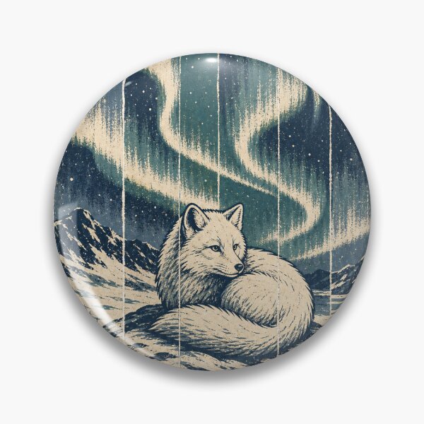 Item preview, Arctic Fox on the Tundra Ridge Wild Animal Animal Nature Art designed and sold by VisualArtsOasis.
