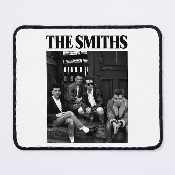 Item preview, The Smiths Black And White Band Portrait Poster designed and sold by JustinaWiza1.