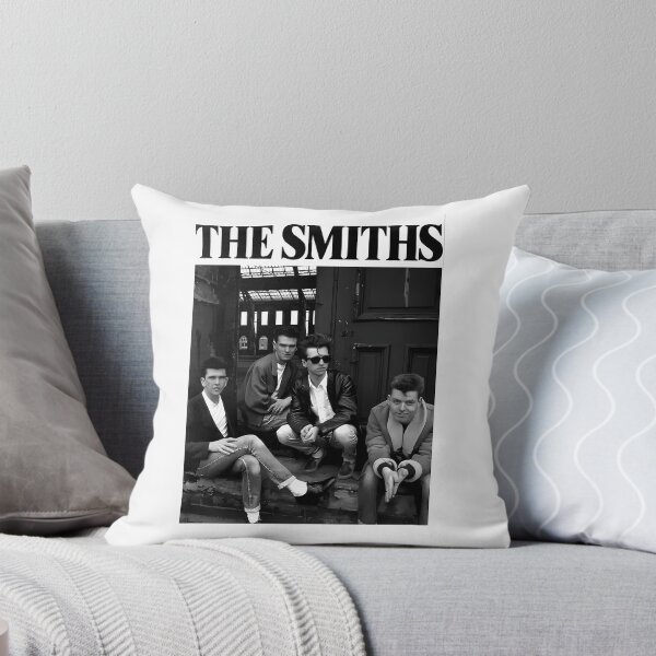 Item preview, The Smiths Black And White Band Portrait Poster designed and sold by JustinaWiza1.