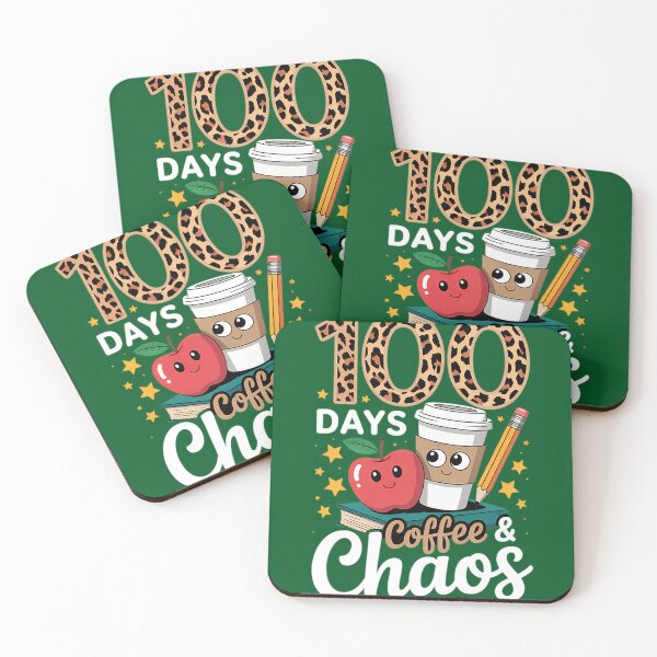 Item preview, Copy 100 Day Coffee  Chaos 100Th Day Of School Teacher 32 designed and sold by LikhaByMae.
