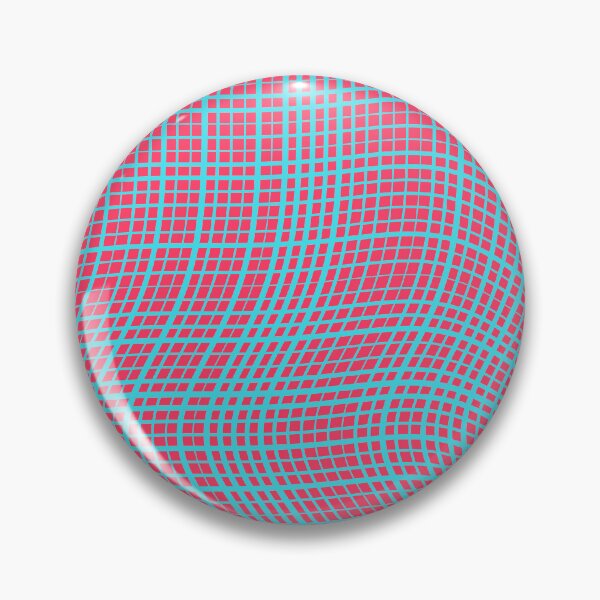 Item preview, Vibrant Pink and Cyan Distorted Grid Pattern designed and sold by GraphyLab.
