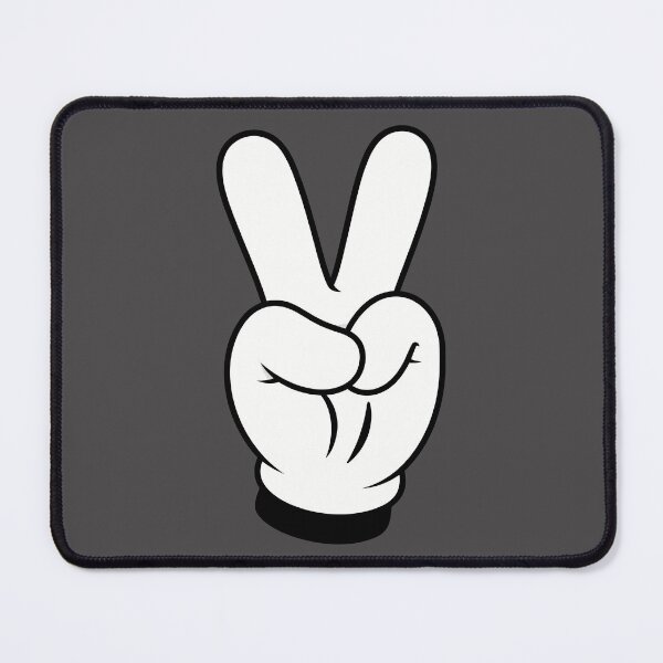 Item preview, Peace Sign Victory Hand Gesture - Minimalist Design Iconic V Gesture designed and sold by charlypicazo.