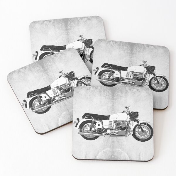 Item preview, Classic Vintage Motorcycle Cafe Racer Side Profile designed and sold by Ghoul Enterprises.