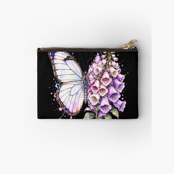 Item preview, Foxglove Butterfly Watercolor Illustration designed and sold by ColorSplash123.
