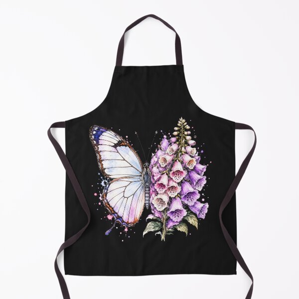 Item preview, Foxglove Butterfly Watercolor Illustration designed and sold by ColorSplash123.
