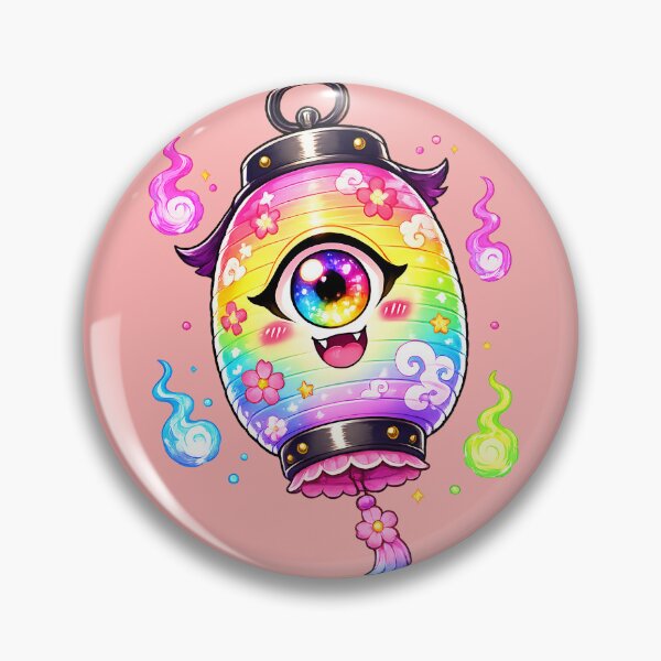 Item preview, Rainbow Chochin Obake Yokai Lantern designed and sold by OddGarage.