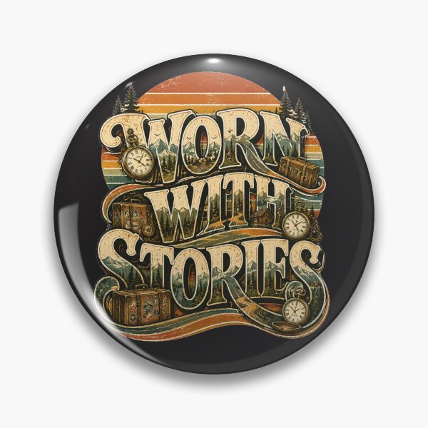 Item preview, Worn With Stories – Vintage Travel & Time Adventure designed and sold by Golden Era Studio.
