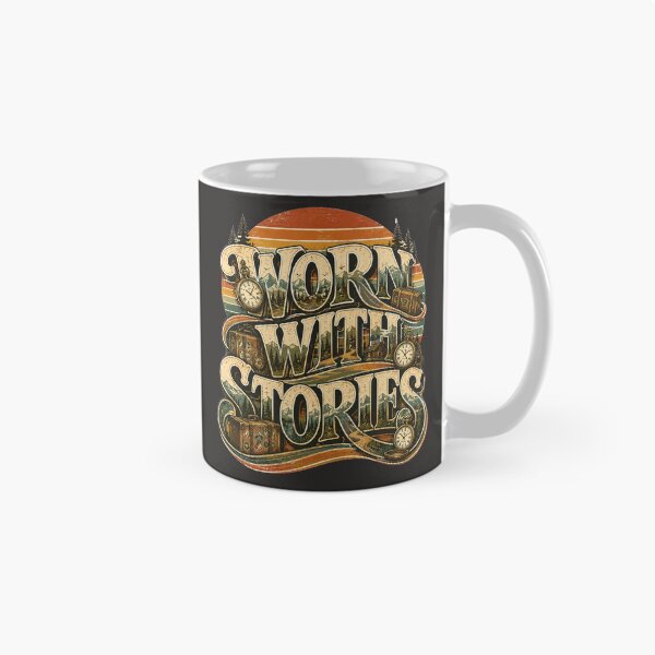 Item preview, Worn With Stories – Vintage Travel & Time Adventure designed and sold by Golden Era Studio.
