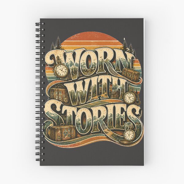 Item preview, Worn With Stories – Vintage Travel & Time Adventure designed and sold by Golden Era Studio.