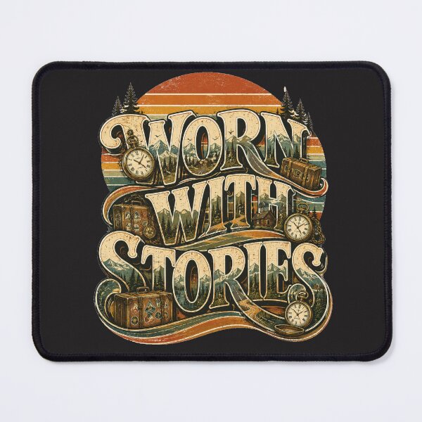 Item preview, Worn With Stories – Vintage Travel & Time Adventure designed and sold by Golden Era Studio.