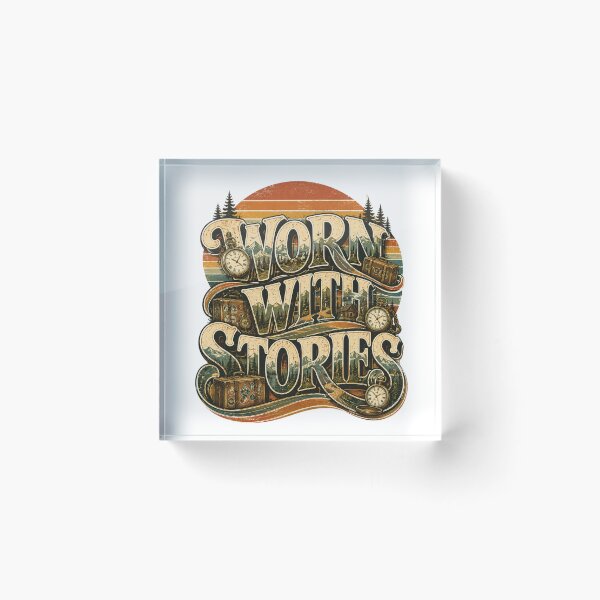 Item preview, Worn With Stories – Vintage Travel & Time Adventure designed and sold by Golden Era Studio.