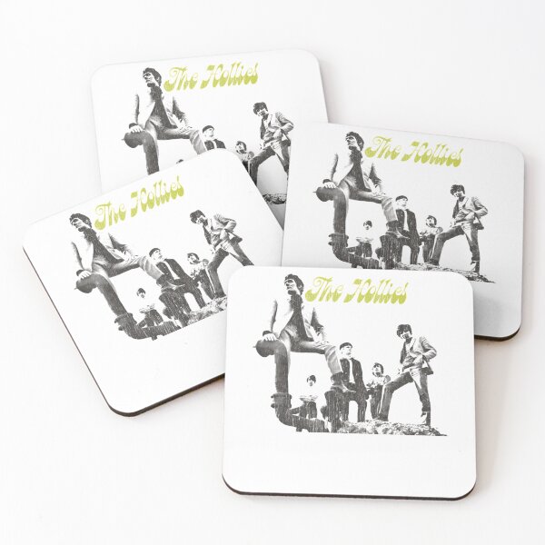 Item preview, The Hollies Rock Yellow Typography Band designed and sold by VerdaStark.