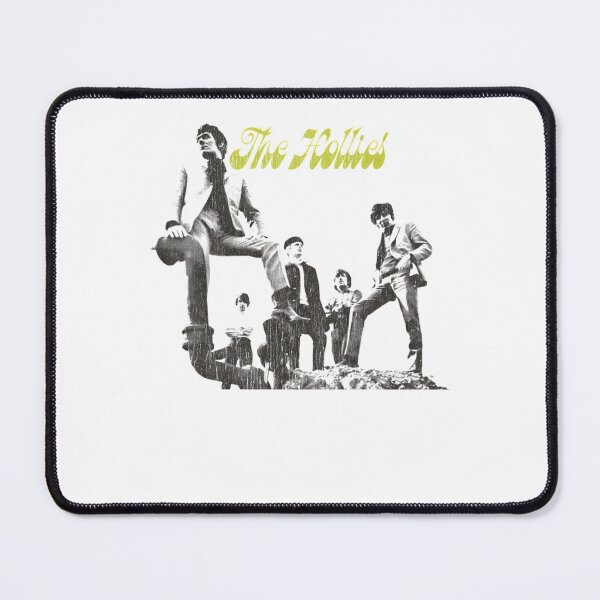 Item preview, The Hollies Rock Yellow Typography Band designed and sold by VerdaStark.