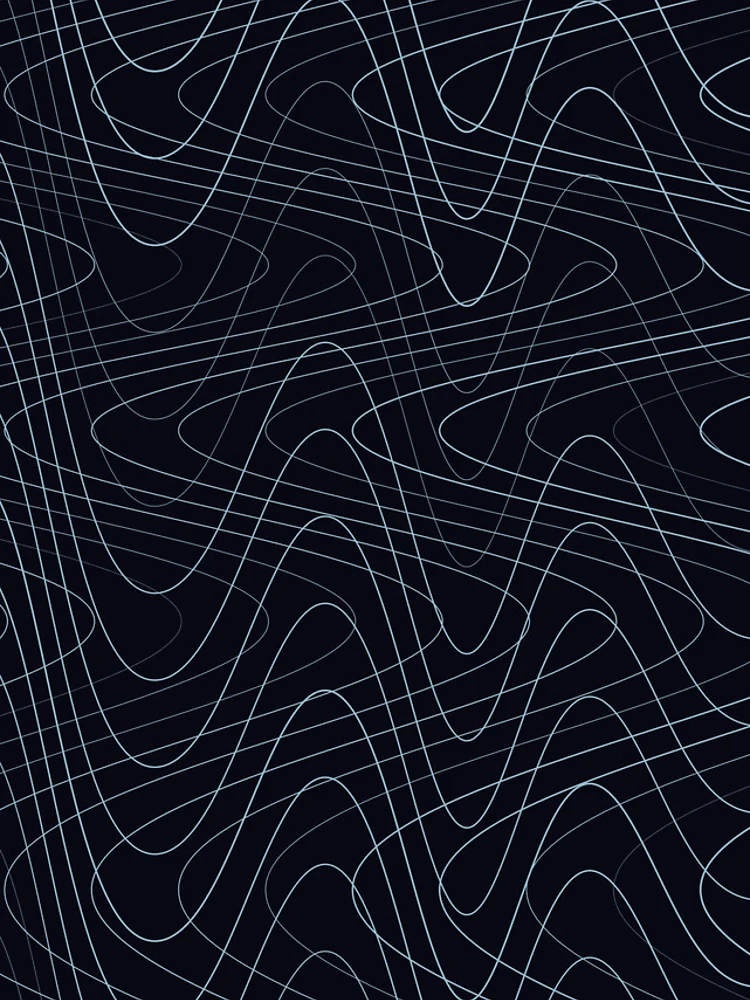 Thumbnail 4 of 4, Samsung Galaxy Phone Case, Abstract Deep Sea Blue Distorted Pattern designed and sold by GraphyLab.