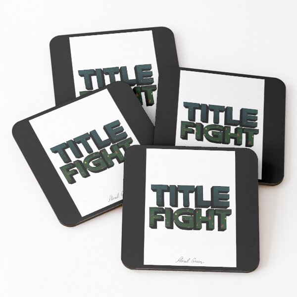 Item preview, Title Fight Floral Green Artwork Poster designed and sold by JustinaWiza1.
